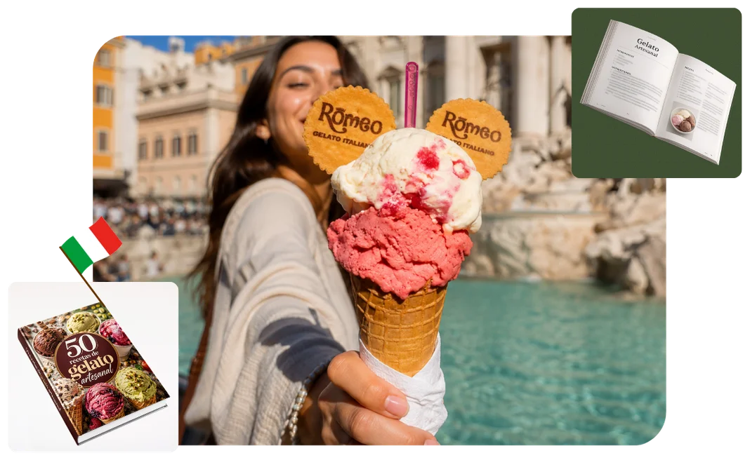 50 recetas de gelato artesanal — presentación del recetario